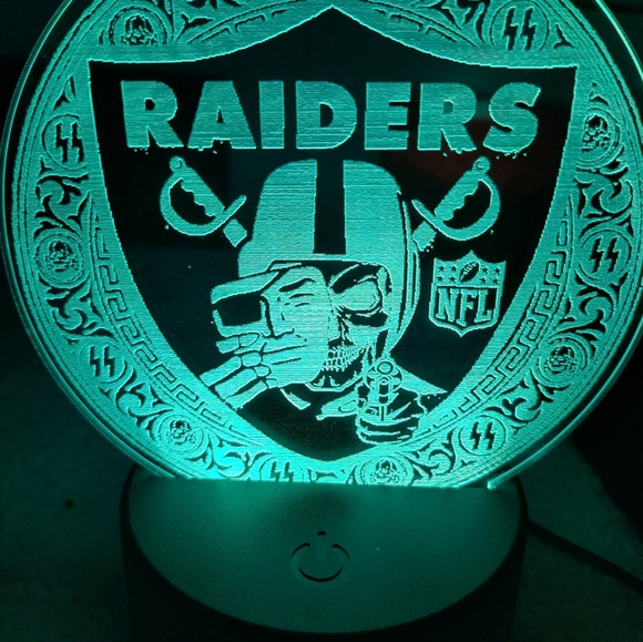 Raiders led desk lamp - Picture 6 of 9